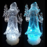 Санта LUCA LIGHTING, 2 вида, белый/синий, б/о 11х10х26 см 83143